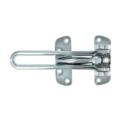 Amig - Sicherheitskette für Türen Mod. 2 | Länge der Stange: 120 mm | Einsteckgriff für Eingangstüren | Robuster Verschluss durch Seitenschiene | Zamak Silber Amig - Sicherheitskette für Türen Mod. 2 | Länge der Stange: 120 mm | Einsteckgriff für Eingangstüren | Robuster Verschluss durch Seitenschiene | Zamak Silber von Amig