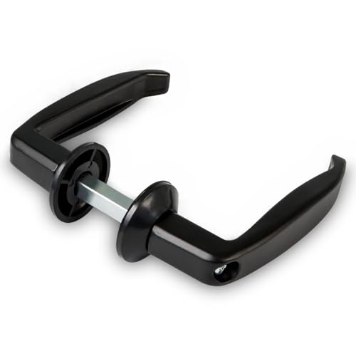 Amig - Aluminium Fenstergriff Modell 45 | Ergonomisches Design | 105 x 40 mm | Für Innen- und Außentüren | Widerstandsfähig gegen Rost und Korrosion | Schwarz | 45/55 mm Türbreite | Aluminium Amig - Aluminium Fenstergriff Modell 45 | Ergonomisches Design | 105 x 40 mm | Für Innen- und Außentüren | Widerstandsfähig gegen Rost und Korrosion | Schwarz | 45/55 mm Türbreite | Aluminium von Amig