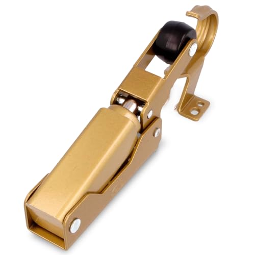 Amig - Türstopper - Hydraulischer Türschließer - Hergestellt aus Aluminium - Maße: 108 x 32 mm - Ideal für Türbremsen, Stopper oder Dämpfer - Farbe: Gold - Maximales Gewicht 40 kg. von Amig