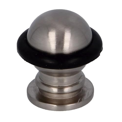 Amig - Türstopper | Ø22 x 30 mm | Befestigung am Boden mittels unsichtbarer Schraube | Eleganter Halter gegen Stöße und Schrammen | Vermeiden von Schlägen | Zamak Silber Glanz Amig - Türstopper | Ø22 x 30 mm | Befestigung am Boden mittels unsichtbarer Schraube | Eleganter Halter gegen Stöße und Schrammen | Vermeiden von Schlägen | Zamak Silber Glanz von Amig
