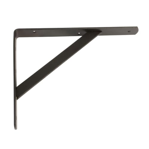 Amig - Regalwinkel Edelstahl | Metallwinkel für Regale | Regalhalterung | Farbe Schwarz | Maße: 600 x 375 mm | Empfohlenes max. Gewicht: 250 kg Amig - Regalwinkel Edelstahl | Metallwinkel für Regale | Regalhalterung | Farbe Schwarz | Maße: 600 x 375 mm | Empfohlenes max. Gewicht: 250 kg von Amig