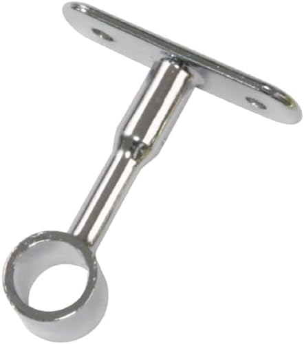 Amig Zentrale Halterung für Schrankrohre, Halterung für Kleiderstangen, geeignet zum Aufhängen und Organisieren von Kleidung, Zamak, Ø 19 x 62 mm, Chrom-Finish Amig Zentrale Halterung für Schrankrohre, Halterung für Kleiderstangen, geeignet zum Aufhängen und Organisieren von Kleidung, Zamak, Ø 19 x 62 mm, Chrom-Finish von Amig