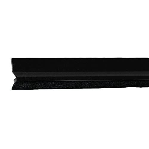 Amig - Zugluftstopper für Eingangs- oder Durchgangstüren | Dichtungsband zum Aufkleben | Haarbürste | Kunststofffolie zwischen der Bürste | 1m | Schwarz | Aluminium Amig - Zugluftstopper für Eingangs- oder Durchgangstüren | Dichtungsband zum Aufkleben | Haarbürste | Kunststofffolie zwischen der Bürste | 1m | Schwarz | Aluminium von Amig