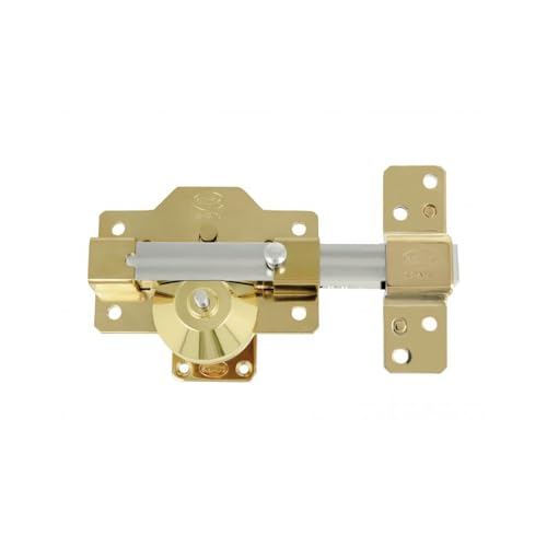 Amig - Türschloss Riegel | Edelstahl Einsteckschloss 240 mm | Schließblech Haustür mit Schnapper | Für Schlafzimmer, Badezimmer & Büro | Gold, Edelstahl Amig - Türschloss Riegel | Edelstahl Einsteckschloss 240 mm | Schließblech Haustür mit Schnapper | Für Schlafzimmer, Badezimmer & Büro | Gold, Edelstahl von Amig