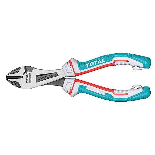 TOTAL - Verstärkte Seitenschneider | 180 mm | Hohe Kapazität | Absturzsicherung | 30% mehr Kraft | Hergestellt aus Chrom-Vanadium | Griff aus Fasermaterial in 3 Materialien TOTAL - Verstärkte Seitenschneider | 180 mm | Hohe Kapazität | Absturzsicherung | 30% mehr Kraft | Hergestellt aus Chrom-Vanadium | Griff aus Fasermaterial in 3 Materialien von TOTAL
