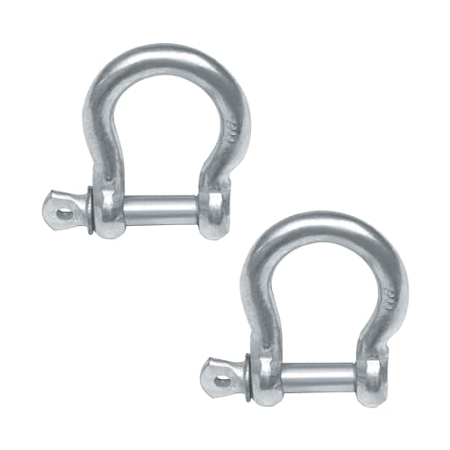 Amig 21821 30135 Fesseln aus verzinktem Stahl in Form von Omega und Gewindebolzen | Mehrzweckanker zum Verbinden mit Metallkabel, Ketten oder Seilen | Maße: Ø 5 mm, bunt Amig 21821 30135 Fesseln aus verzinktem Stahl in Form von Omega und Gewindebolzen | Mehrzweckanker zum Verbinden mit Metallkabel, Ketten oder Seilen | Maße: Ø 5 mm, bunt von Amig