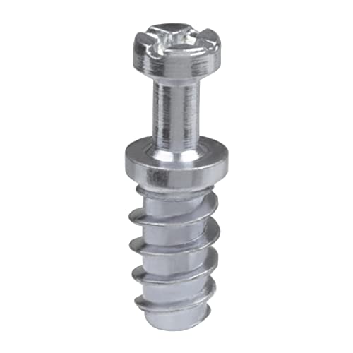 Amig - Exzentrischer Bolzen | Ø 6 x 15,5 mm | Möbelmontage mit Sternschraube | Ideal für Regale & Möbelverbindung | Verzinkter Stahl, silber, Ø6 x 15,5 mm, Legierter Stahl Amig - Exzentrischer Bolzen | Ø 6 x 15,5 mm | Möbelmontage mit Sternschraube | Ideal für Regale & Möbelverbindung | Verzinkter Stahl, silber, Ø6 x 15,5 mm, Legierter Stahl von Amig