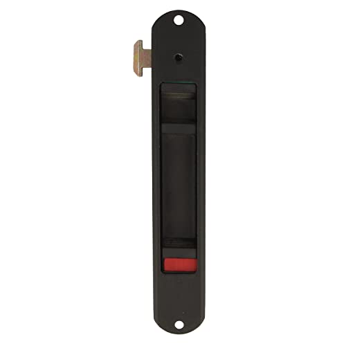 Amig 22659 Einsteckschloss für Fenster und Schiebetüren, Modell 3800, Hakenschloss zum Einbauen, aus Aluminium, schwarzes Finish, Maße: 192 x 28 mm Amig 22659 Einsteckschloss für Fenster und Schiebetüren, Modell 3800, Hakenschloss zum Einbauen, aus Aluminium, schwarzes Finish, Maße: 192 x 28 mm von Amig