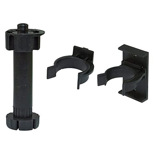 Amig Set mit 4 Füßen und 8 Halterungen für Küchenmöbel | Mod. 9 | Ø47 x 135/160 x Ø13 mm | mit Regulierung und Zapfen | für Küchenleisten | schwarzer Kunststoff Amig Set mit 4 Füßen und 8 Halterungen für Küchenmöbel | Mod. 9 | Ø47 x 135/160 x Ø13 mm | mit Regulierung und Zapfen | für Küchenleisten | schwarzer Kunststoff von Amig