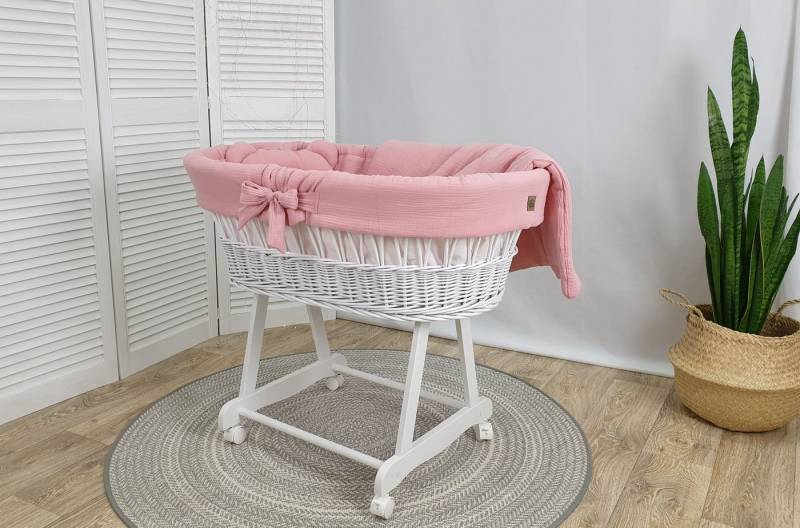 Amigos Babybettwäsche Nestchen-Set Musselin 5tlg von Amigos