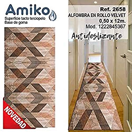 Amiko Teppich, Mehrfarbig, 0,50 x 12 m von Amiko