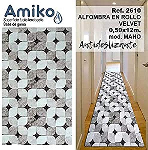 Amiko Teppich, Stoff, bunt, 0.5 x 12 m von Amiko