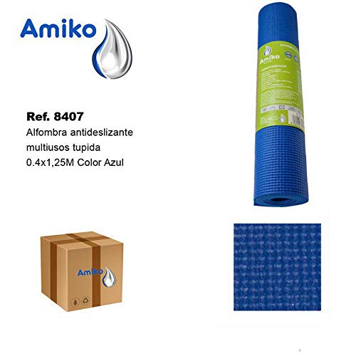 Amiko Teppich 40 x 125 cm blau von Amiko