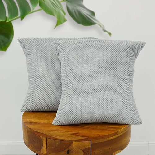 Amilian 2er Set Kissen mit Füllung und Bezug – Dekokissen für Sofa, Bett oder Couch – Zierkissen Set mit weichem Innenkissen – Waschbar & stilvoll - Nachtnebel - 40 x 40 cm Amilian 2er Set Kissen mit Füllung und Bezug – Dekokissen für Sofa, Bett oder Couch – Zierkissen Set mit weichem Innenkissen – Waschbar & stilvoll - Nachtnebel - 40 x 40 cm von Amilian