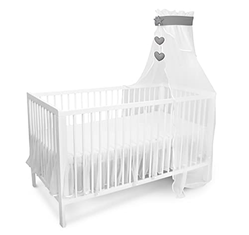 Amilian Baldachin für Babybett Chiffon Baldachin Kinderzimmer Himmel Betthimmel für Baby Zimmer Stubenwagen Babywiege Kinderbett Kinderzimmer Deko Bettvorhang - Chiffonhimmel Amilian Baldachin für Babybett Chiffon Baldachin Kinderzimmer Himmel Betthimmel für Baby Zimmer Stubenwagen Babywiege Kinderbett Kinderzimmer Deko Bettvorhang - Chiffonhimmel von Amilian