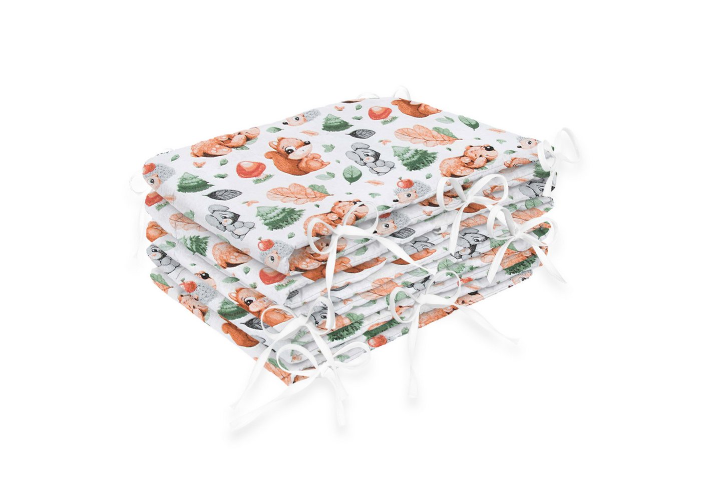 Amilian Bettnestchen Bettumrandung (Made in EU) 420x30 cm - für Babybett 140x70 cm geeignet, (140 x 70 cm geeignet (rundherum) mit Kantenschutz, Nestchen), Umrandungen von Amilian