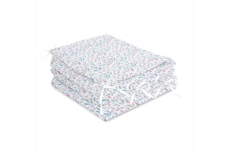 Amilian Bettnestchen Bettumrandung 210x30 cm für Kinderbett 140x70 geeignet (Kopfschutz), (Nestchen, Kantenschutz), Bettausstattung, Bettschlange, Umrandungen von Amilian