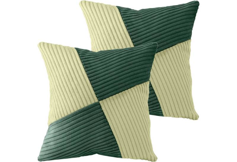 Amilian Dekokissen mit Füllung und Bezug - 2er Set - Zierkissen, Sofakissen - 40x40 cm, (2 Stück), Dekokissen mit Inlett - Couchkissen mit Kissenfüllung von Amilian