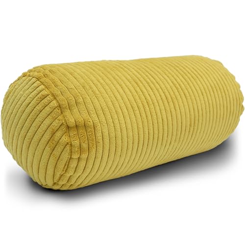 Amilian Nackenrolle 40x15 cm – Ergonomisches Kissen mit Füllung – Waschbar & vielseitig einsetzbar – Für Erwachsene & Kinder – Ideal für Nacken (Sonnentraum, 40 x 15 cm) von Amilian