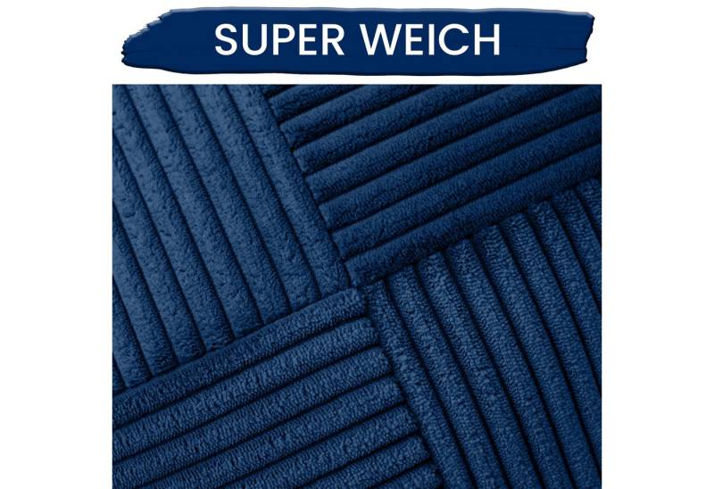 Amilian Pouf Sitzsack - Bodenkissen - Sitzhocker - Hocker - Fußhocker: 35x35x35 cm (Sitz-Pouf - Sitzkissen oder als Gaming Sitzsack - Bodenkissen), Fußablage von Amilian