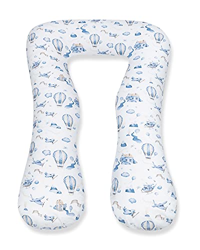 Amilian Stillkissen Seitenschläferkissen Kissen Schwangerschaft Schwangerschaftskissen Pregnancy Pillow Lagerungskissen Stillkissen XXL Body Pillow von Amilian