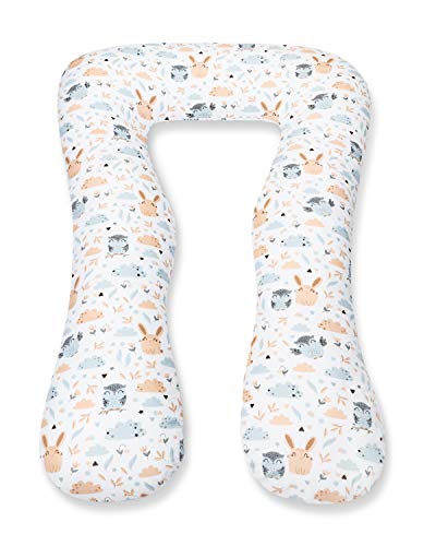 Amilian Stillkissen Seitenschläferkissen Kissen Schwangerschaft Schwangerschaftskissen Pregnancy Pillow Lagerungskissen Stillkissen XXL Body Pillow von Amilian