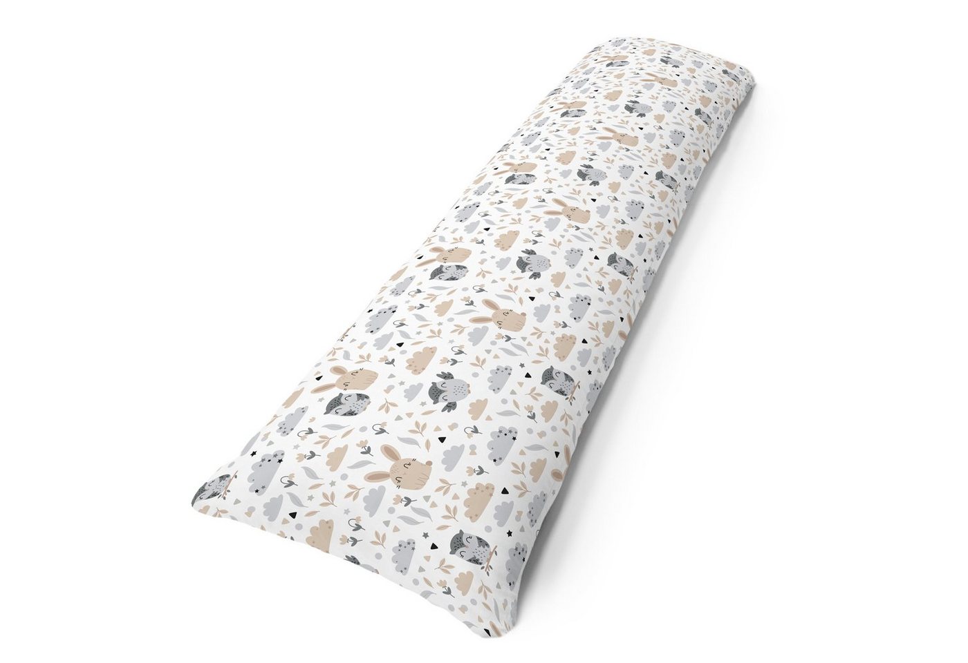 Amilian Seitenschläferkissen 150 cm x 40 cm (Made in EU), Stillkissen, Lagerungskissen, Schwangerschaftskissen zum Schlafen, Pregnancy Pillow, Lagerungskissen mit Bezug von Amilian