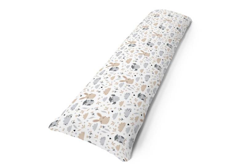 Amilian Seitenschläferkissen 150 cm x 40 cm (Made in EU), Stillkissen, Lagerungskissen, Schwangerschaftskissen zum Schlafen, Pregnancy Pillow, Lagerungskissen mit Bezug von Amilian