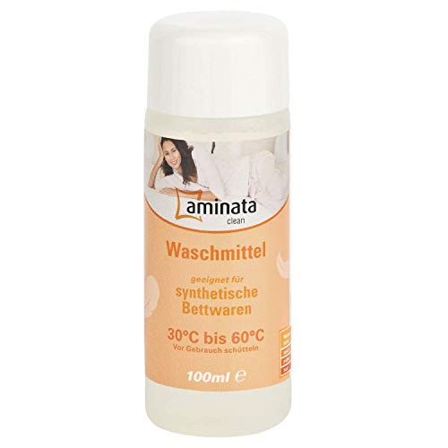 Aminata Clean – Waschmittel für synthetische Bettwaren hochkonzentriertes Flüssig-Waschmittel speziell entwickelt - gegen Milben - Mikrofaser Bettwäsche - Kissen, Decken & Funktionsbekleidung von Aminata kids
