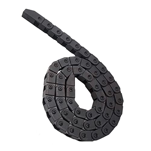 Amindz Nylon Kabel Schleppkette Drahtträger,Kabelschleppkette,Cable Chain,Energiekette,Schleppkette,Kabelführung Cable Drag Chain,für Laser Graviermaschine, 3D Drucker (14 x 18 mm, 1 Metre) von Amindz