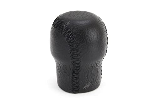 01757 Knob Leder angehoben schwarz Garn von Amio