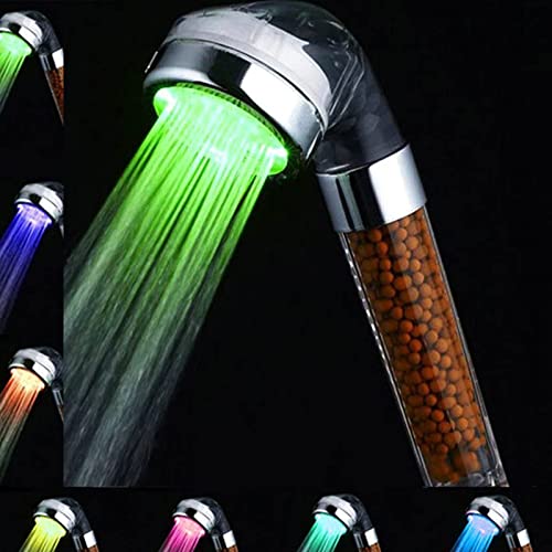 Duschkopf Led Farbwechsel Wassersparend Handbrause, Amison 7 Farbe Automatisch Temperatur Hochdruck Anion Filter Duschkopf Duschkopf Led Farbwechsel Wassersparend Handbrause, Amison 7 Farbe Automatisch Temperatur Hochdruck Anion Filter Duschkopf von Amison