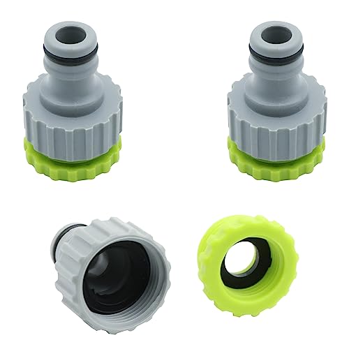 3 Stück Wasserhahnanschluss,1/2 Zoll 3/4 Zoll 2-in-1Schlauchadapter Wasserhahn Adapter Garten Hahnverbinder Wasserhahn anschluss,Schlauchanschluss Set für Kunststoff Gartenschlauch Gewinde Anschluss 3 Stück Wasserhahnanschluss,1/2 Zoll 3/4 Zoll 2-in-1Schlauchadapter Wasserhahn Adapter Garten Hahnverbinder Wasserhahn anschluss,Schlauchanschluss Set für Kunststoff Gartenschlauch Gewinde Anschluss von Amissz