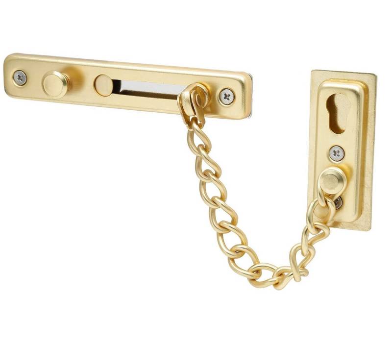 Refttenw Türriegel Sicherheits Türkette,Diebstahlsicherung mit Feder Edelstahl von Refttenw