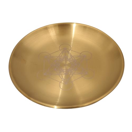 Offering Bowl Ritual Plate Great for Alar Use Ritual Use Incense Burner, Smudging Bowl, Decoration Bowl, Offering Bowl (Metatron) von Amitofo