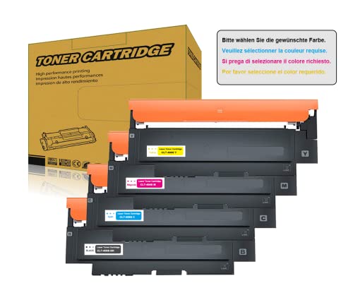 Amla 1 Cyan Kompatibel Toner CLT-C406S für Samsung CLT-P406C Toner CLT406 CLT C406S Toner für Samsung Xpress SL C410 SL C410W SL C460 SL C460W CLP 360 CLP 360N CLP 365 CLP 365W CLX 3300 CLX 3305 (1×C) von Amla