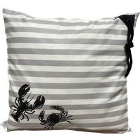Maritime Kissenhülle, Kissenbezug, Landhausstil Kissen, Dekokissen Krebse Grau/Weiß/Schwarz Gestreift Maritime Kissenhülle, Kissenbezug, Landhausstil Kissen, Dekokissen Krebse Grau/Weiß/Schwarz Gestreift von Ammerkind