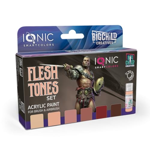 Ammo Ionic Tonos Set wurde entwickelt, um Ihnen bei einem Teil zu helfen, das so wichtig ist wie das Fleisch Ihrer Figuren, Acryl, mehrfarbig, 20 ml Ammo Ionic Tonos Set wurde entwickelt, um Ihnen bei einem Teil zu helfen, das so wichtig ist wie das Fleisch Ihrer Figuren, Acryl, mehrfarbig, 20 ml von Ammo