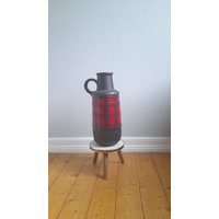 W-Germany Traumhafte Signierte Deutsche Vintage Pottery Designer Fat-Lava Vase Im Boho Stil W-Germany Traumhafte Signierte Deutsche Vintage Pottery Designer Fat-Lava Vase Im Boho Stil von AmnaInterior