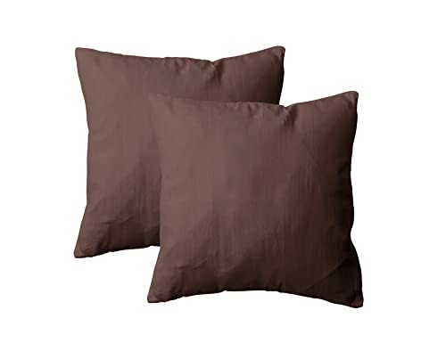 Amolavet Kissenbezug 80x80 Braun 2er Set Kopfkissenbezug 80x80 mit Hotelverschluss aus Gebürstetem Mikrofaser Amolavet Kissenbezug 80x80 Braun 2er Set Kopfkissenbezug 80x80 mit Hotelverschluss aus Gebürstetem Mikrofaser von Amolavet
