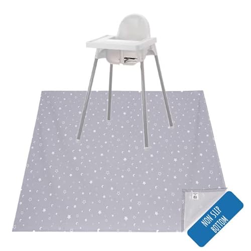 rutschfeste Spritzmatte für Hochstuhl und Tische, tragbarer Bodenschutz und Spielmatte, die auch als Picknickmatte verwendet Werden kann. von Amonev