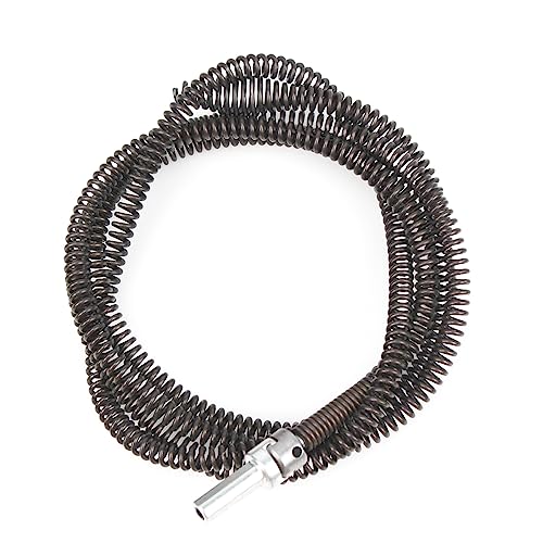 Abflussschnecke, Kabelverstopfungsentferner mit Bohranschluss, 1,2 m, flexible Rohrleitung, Rohrreiniger für Küche, Bad und Dusche von Amonk
