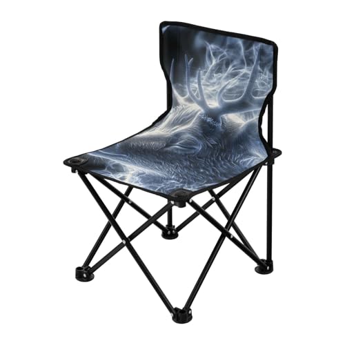 Amooorous Dreamy Deer Silber Packbarer Ultraleicht Campingstuhl Ultraleicht Rucksack Strandstühle für Erwachsene mit Tragetasche für Angeln Konzert Amooorous Dreamy Deer Silber Packbarer Ultraleicht Campingstuhl Ultraleicht Rucksack Strandstühle für Erwachsene mit Tragetasche für Angeln Konzert von Amooorous
