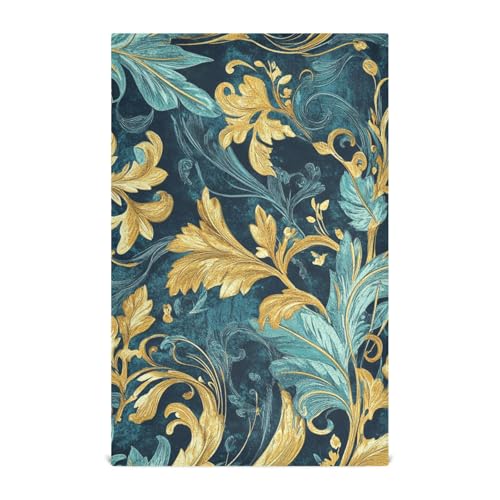 Amooorous Geschirrtücher mit Vintage-Blumen, Grün, Gold, Mikrofaser, Küchentücher, Küchenhandtücher, Muster, Boho, wiederverwendbar, Sommer, 71,1 x 45,7 cm, 4 Stück Amooorous Geschirrtücher mit Vintage-Blumen, Grün, Gold, Mikrofaser, Küchentücher, Küchenhandtücher, Muster, Boho, wiederverwendbar, Sommer, 71,1 x 45,7 cm, 4 Stück von Amooorous