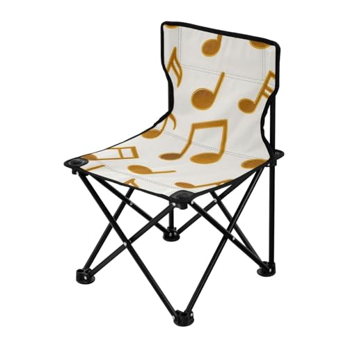 Amooorous Golden Note Faltbarer Campingstuhl Ultraleicht Eisangelstühle für Erwachsene Inklusive Tragetasche für Camping Camping von Amooorous