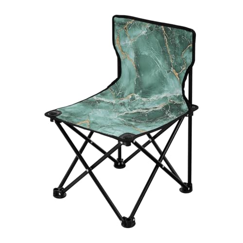 Amooorous Grün-Gold, unregelmäßige Marmor-Textur, verstaubar, Campingstuhl, ultraleicht, Strandstuhl, inklusive Tragetasche, für Sport, Eisfischen Amooorous Grün-Gold, unregelmäßige Marmor-Textur, verstaubar, Campingstuhl, ultraleicht, Strandstuhl, inklusive Tragetasche, für Sport, Eisfischen von Amooorous