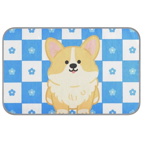 Amooorous Kühldecke für große Hunde, selbstkühlende Matte für Katzen, für den Außenbereich, Kaninchen, Outdoor, Haustier, nicht-elektrisches Klebeband, Größe M, Blau / Weiß Amooorous Kühldecke für große Hunde, selbstkühlende Matte für Katzen, für den Außenbereich, Kaninchen, Outdoor, Haustier, nicht-elektrisches Klebeband, Größe M, Blau / Weiß von Amooorous