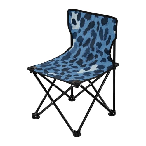 Amooorous Leopard Trendy Navy Blau Tragbarer Ultraleichter Campingstuhl Ultraleicht Wanderstuhl mit Tragetasche zum Angeln Wandern Amooorous Leopard Trendy Navy Blau Tragbarer Ultraleichter Campingstuhl Ultraleicht Wanderstuhl mit Tragetasche zum Angeln Wandern von Amooorous