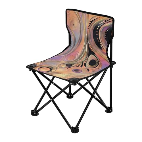 Amooorous Lila-Gold, unregelmäßig, abstrakt, tragbar, ultraleicht, Campingstuhl, leicht, Angelstuhl, inklusive Tragetasche, für Sport, Wandern Amooorous Lila-Gold, unregelmäßig, abstrakt, tragbar, ultraleicht, Campingstuhl, leicht, Angelstuhl, inklusive Tragetasche, für Sport, Wandern von Amooorous