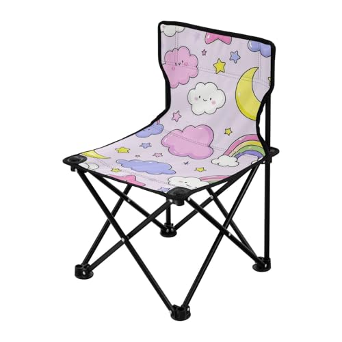 Amooorous Niedlicher Cartoon Mond Stern Lila Pfirsich Faltbare Campingstühle Ultraleicht Rucksack Stühle für Erwachsene Inklusive Tragetasche für Picknick Rasen Amooorous Niedlicher Cartoon Mond Stern Lila Pfirsich Faltbare Campingstühle Ultraleicht Rucksack Stühle für Erwachsene Inklusive Tragetasche für Picknick Rasen von Amooorous